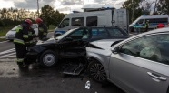 Wypadek na skrzyżowaniu w Kazimierzowie