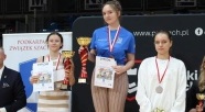 Lidia Czarnecka na podium mistrzostw Polski juniorów